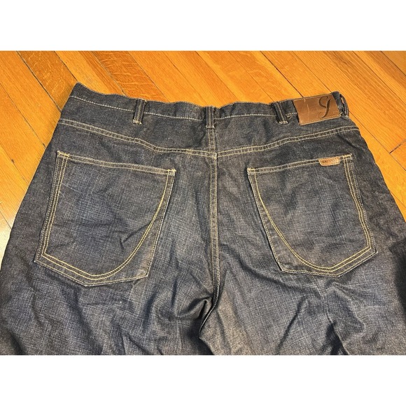 Sean John Garvey Jeans Mens 40x34 Baggy Relaxed Dark Denim Hip Hop Y2K - Picture 7 of 9